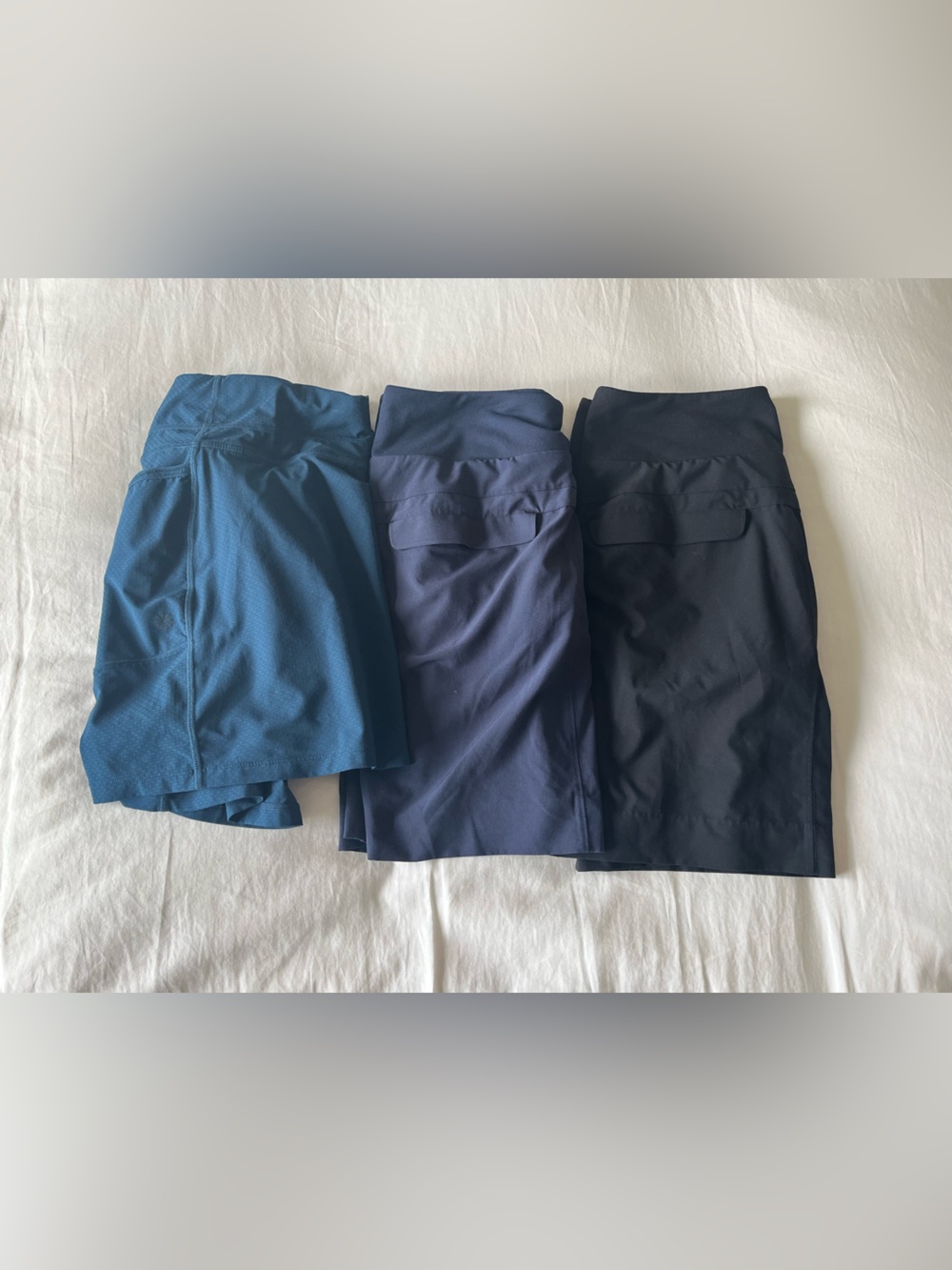 Athleta Women's Athletic Skorts - Teal, Navy, Black
